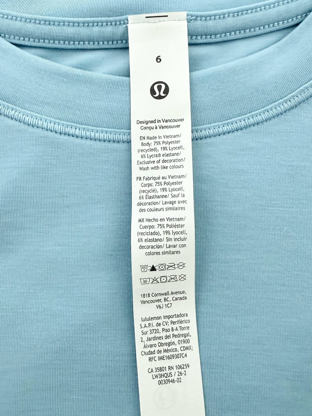 Lululemon Jersey Training Short Sleeve Shirt 6 - Picture 8 of 8